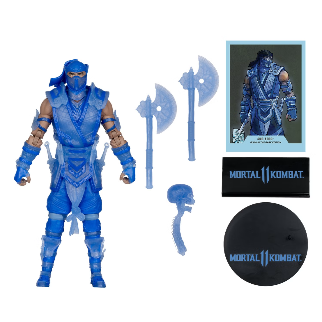 Sub-Zero Mortal Kombat Glow in the Dark McFarlane Toys Gold Label