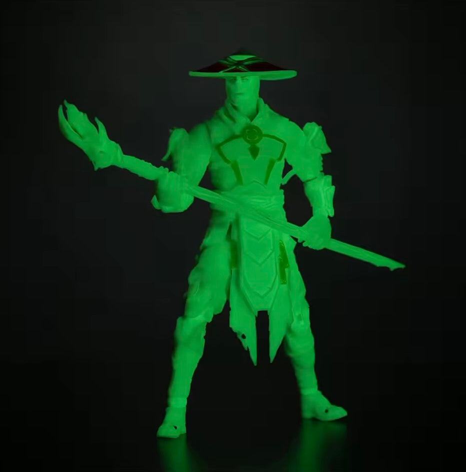 Raiden Mortal Kombat Glow in the Dark McFarlane Toys Gold Label