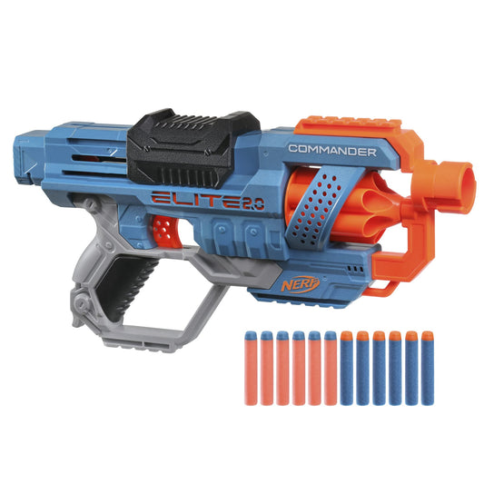 Nerf Elite 2.0 Commander RD-6 de 12 dardos.