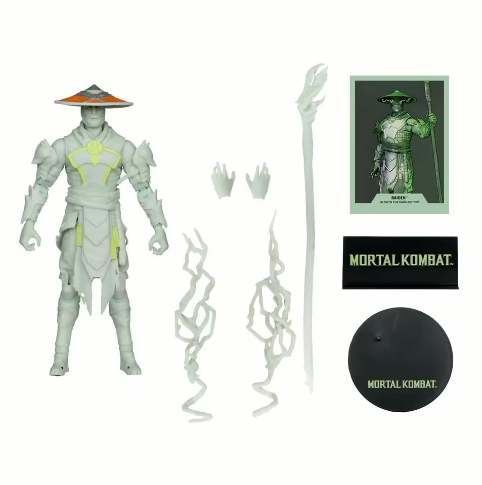 Raiden Mortal Kombat Glow in the Dark McFarlane Toys Gold Label
