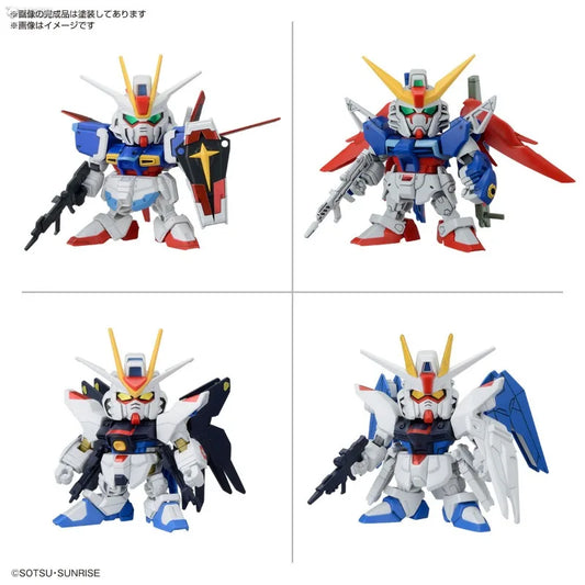 BB Senshi C.E. Battles of Destiny Set de 4 Gundam Bandai
