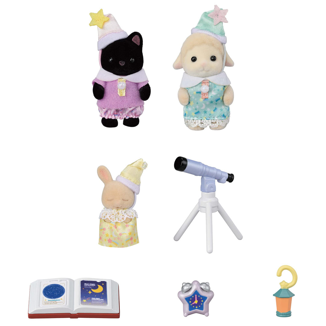 Set Amigos de la Guardería Fiesta de Pijamas Sylvanian Families