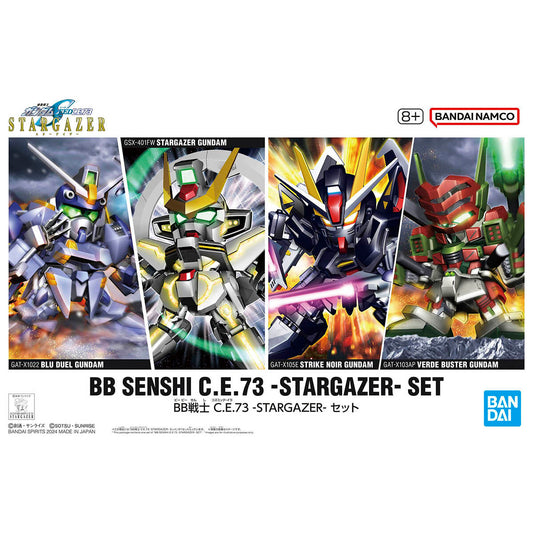 BB Senshi C.E. 73 Stargazer Set de 4 Gundam Bandai