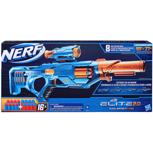 Nerf Elite 2.0 Eaglepoint RD-8 de 16 dardos