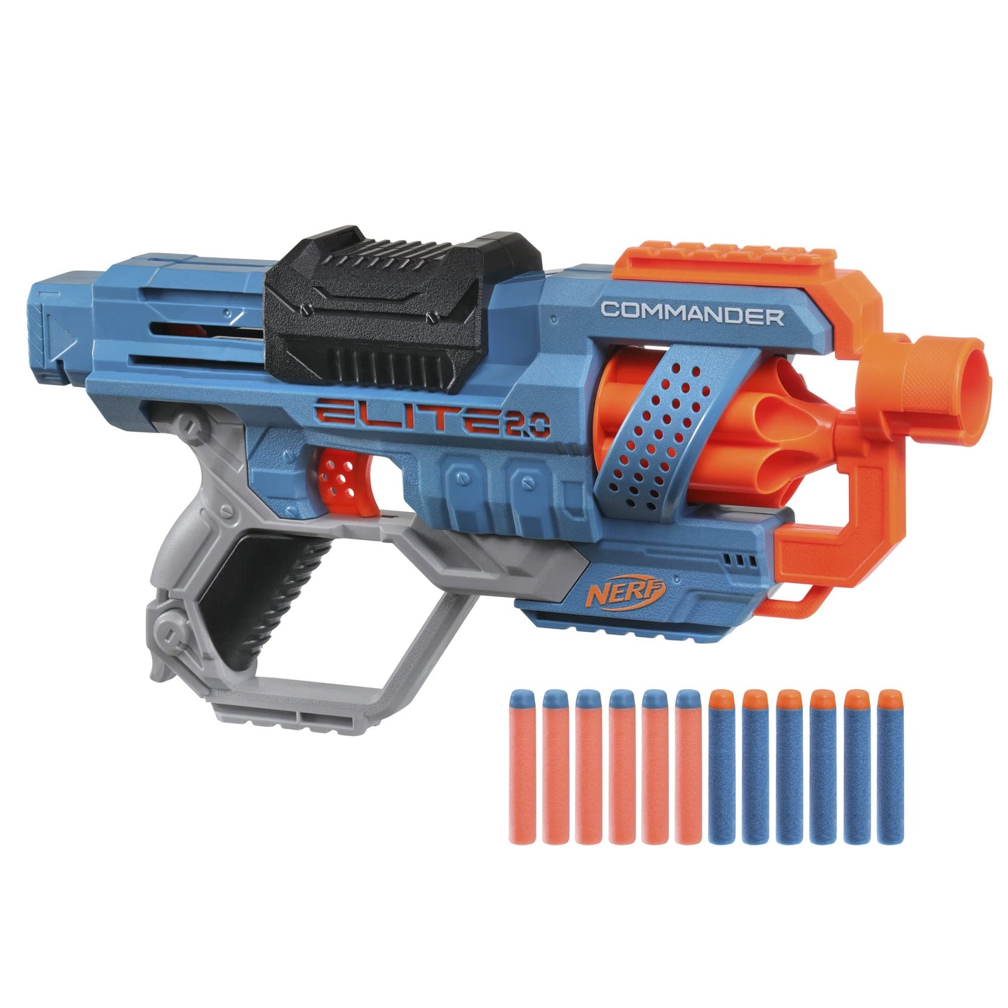 Nerf Elite 2.0 Commander RD-6 de 12 dardos.