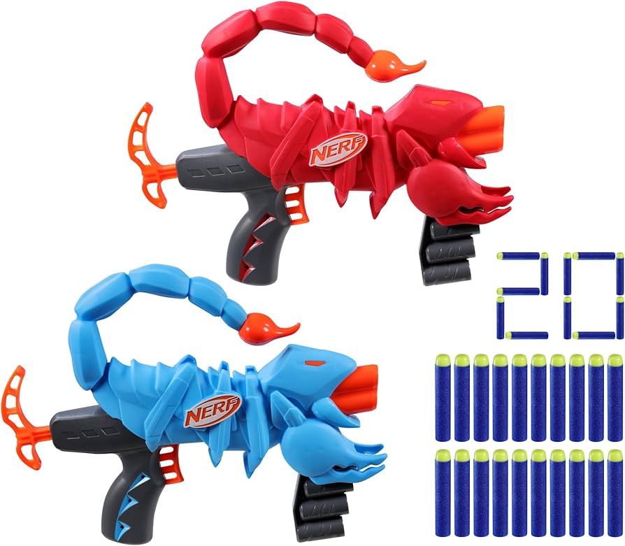 Nerf Wild Venom Pack de Hasbro con 2 lanzadores y 40 dardos